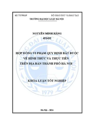 Vi phạm hợp đồng: Thực trạng và quy định tại Hà Nội