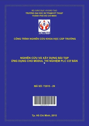 Nghiên cứu và xây dựng bài tập ứng dụng cho modul thí
