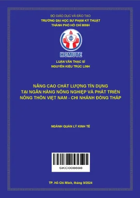 Luận Văn Thạc Sĩ: Nâng Cao Chất Lượng Tín Dụng Tại Ngân