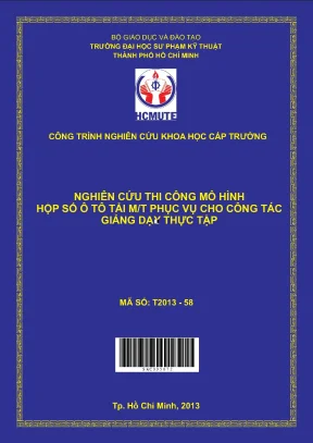 Hướng dẫn thi công mô hình hộp số ô tô tải MT phục vụ