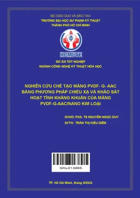 Nghiên cứu chế tạo màng PVDF-G-AAC bằng phương pháp 