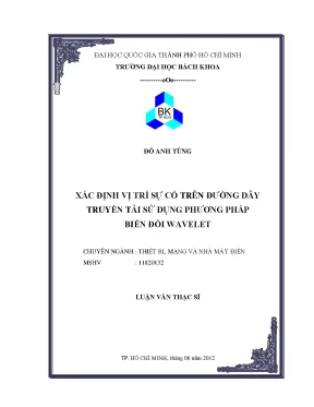 Luận Văn Thạc Sĩ: Xác Định Vị Trí Sự Cố Trên Đường Dây 