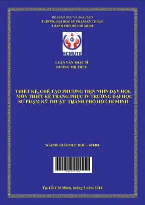 Thiết kế phương tiện dạy học môn thiết kế trang phục IV