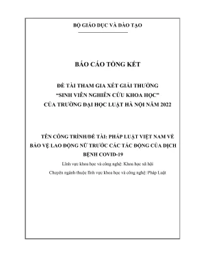 Nghiên cứu khoa học pháp luật Việt Nam về bảo vệ lao