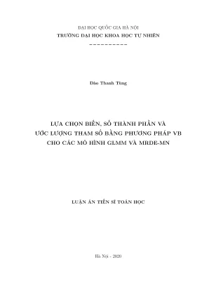 Phương Pháp VB Ước Lượng Tham Số và Lựa Chọn Biến Số 