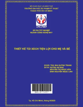Thiết kế túi xách tiện ích cho mẹ và bé | Đa năng & thời 