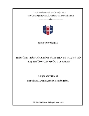 Tác động của chính sách tiền tệ Mỹ đến thị trường các