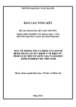Bảo vệ thông tin cá nhân trong sổ sức khỏe điện tử: Kinh 