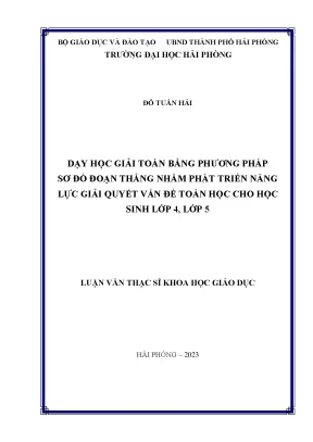 Phương Pháp Sơ Đồ Đoạn Thẳng: Phát Triển Năng Lực Giải