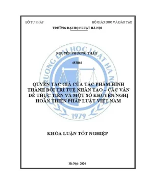 Quyền tác giả tác phẩm AI: Thực tiễn và khuyến nghị hoàn 
