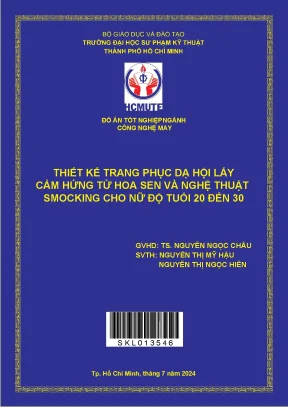 Thiết kế trang phục dạ hội lấy cảm hứng từ hoa sen và 