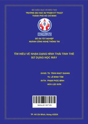 Đồ án tốt nghiệp CNTT: Nhận dạng hình thái tinh thể bằng