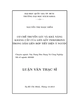 Nghiên cứu cơ chế truyền lực và khả năng kháng cắt của