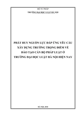 Nghiên cứu khoa học cấp trường: Phát huy nguồn lực xây 