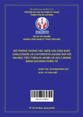 Mô Phỏng Tương Tác Chalconoid và 3-Hydroxyflavone với 