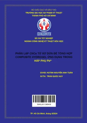 Phân lập CNC từ xơ dừa tổng hợp composite hydrogel ứng 