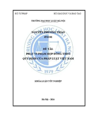 Phạt Vi Phạm Hợp Đồng Theo Luật Việt Nam