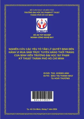 Nghiên cứu yếu tố tâm lý ảnh hưởng đến hành vi mua sắm 