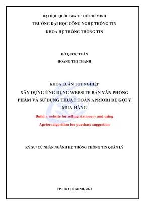 Xây dựng website bán văn phòng phẩm với thuật toán 