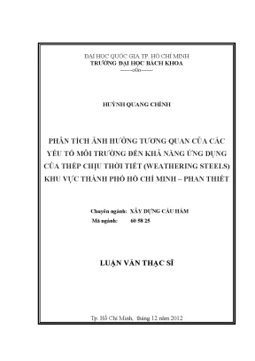 Phân Tích Ảnh Hưởng Môi Trường Đến Ứng Dụng Thép Chịu 