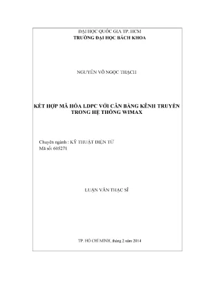 Kết hợp mã hóa LDPC và cân bằng kênh truyền trong hệ