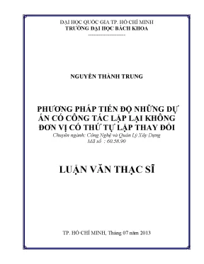 Phương Pháp Quản Lý Tiến Độ Dự Án Xây Dựng Với Công Tác