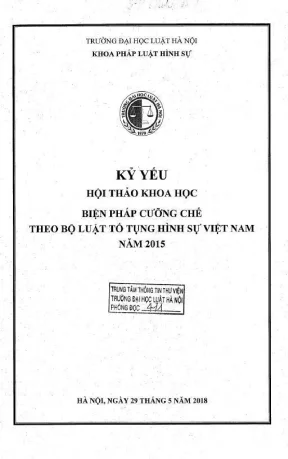 Biện Pháp Cưỡng Chế Theo Bộ Luật Tố Tụng Hình Sự 2015: