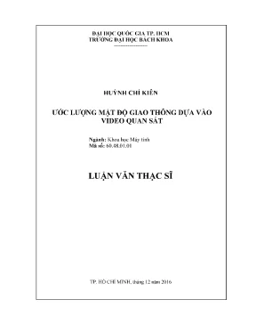 Luận Văn Thạc Sĩ Khoa Học Máy Tính: Ước Lượng Mật Độ