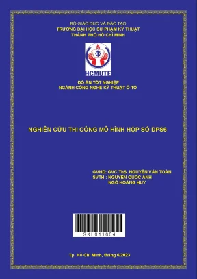 Hướng dẫn thi công mô hình hộp số DPS6 hiệu quả và chi tiết
