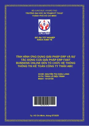 Ứng Dụng Giải Pháp ERP Và Tác Động Của Fast Business