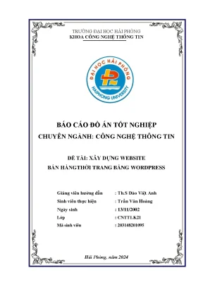 Hướng dẫn xây dựng website bán hàng thời trang bằng