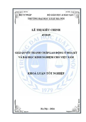 Giải Quyết Tranh Chấp Lao Động: Kinh Nghiệm Từ Hoa Kỳ 