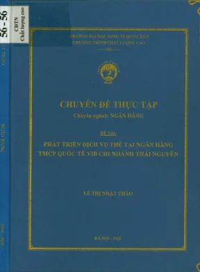 Chuyên đề thực tập phát triển dịch vụ thẻ tại VIB Thái