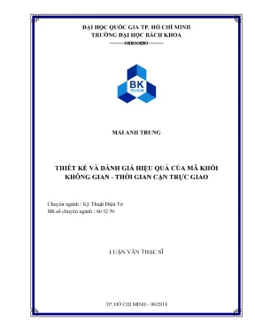 Thiết kế và đánh giá hiệu quả mã khối không gian thời