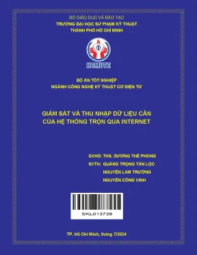 Giám sát và thu thập dữ liệu cân trong hệ thống trộn qua 