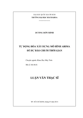 Tự Động Hóa Xây Dựng Mô Hình ARIMA Để Dự Báo Chuỗi Thời