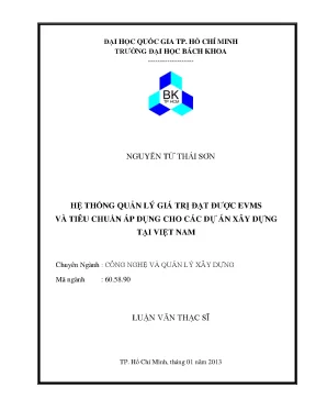 Luận Văn Thạc Sĩ: Quản Lý Xây Dựng Hệ Thống AVMS Và Tiêu