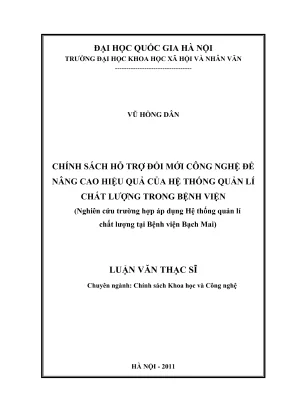 Chính sách hỗ trợ đổi mới công nghệ nâng cao hiệu quả 