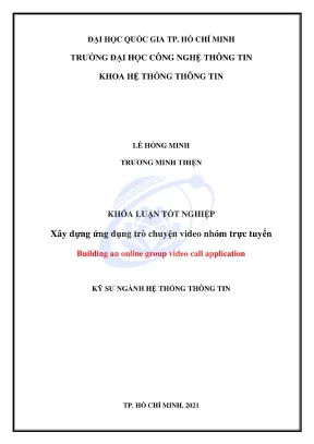 Khóa Luận Tốt Nghiệp: Xây Dựng Ứng Dụng Trò Chuyện Video 