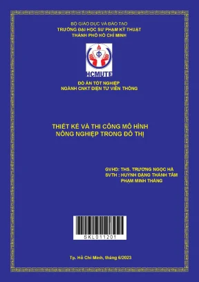 Hướng dẫn thiết kế và thi công mô hình nông nghiệp đô 