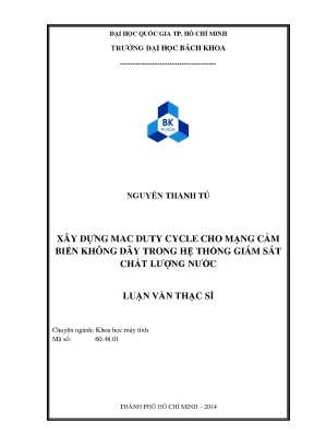 Xây dựng MAC Duty Cycle cho mạng cảm biến không dây