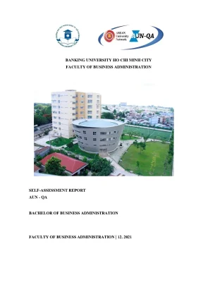 Báo Cáo Tự Đánh Giá AUN-QA Cho Cử Nhân Quản Trị Kinh 