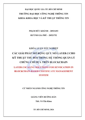 Giải Pháp Mở Rộng Layer2 Cho Kỹ Thuật Thu Hồi Trong Hệ 