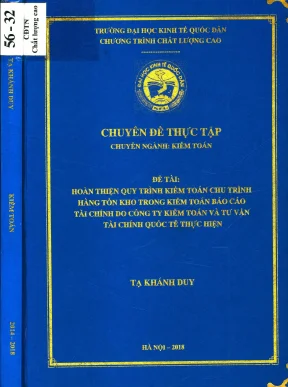 Hoàn thiện quy trình kiểm toán hàng tồn kho trong báo