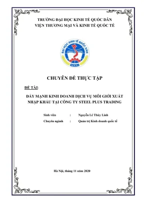 Chiến lược đẩy mạnh kinh doanh môi giới xuất nhập khẩu 