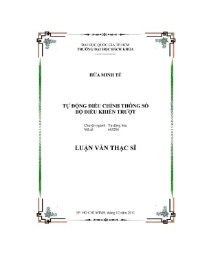 Luận Văn Thạc Sĩ: Tự Động Hóa Điều Chỉnh Thông Số Bộ 