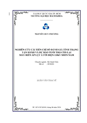 Nghiên cứu cải tiến chỉ số đánh giá và dự báo tuổi thọ