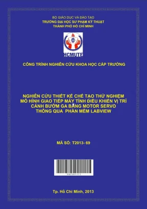 Thiết kế và thử nghiệm mô hình giao tiếp máy tính điều