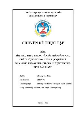 Giải pháp nâng cao chất lượng nguồn nhân lực quản lý nhà 
