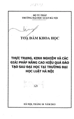 Thực trạng và giải pháp nâng cao hiệu quả đào tạo sau
